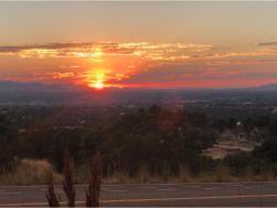 Sunset over Salt Lake City